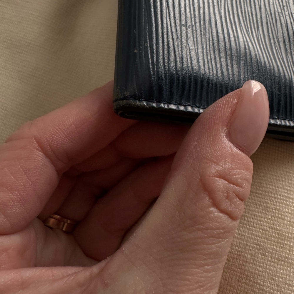 Louis Vuitton Navy Epi Leather Wallet - Picture 10 of 12